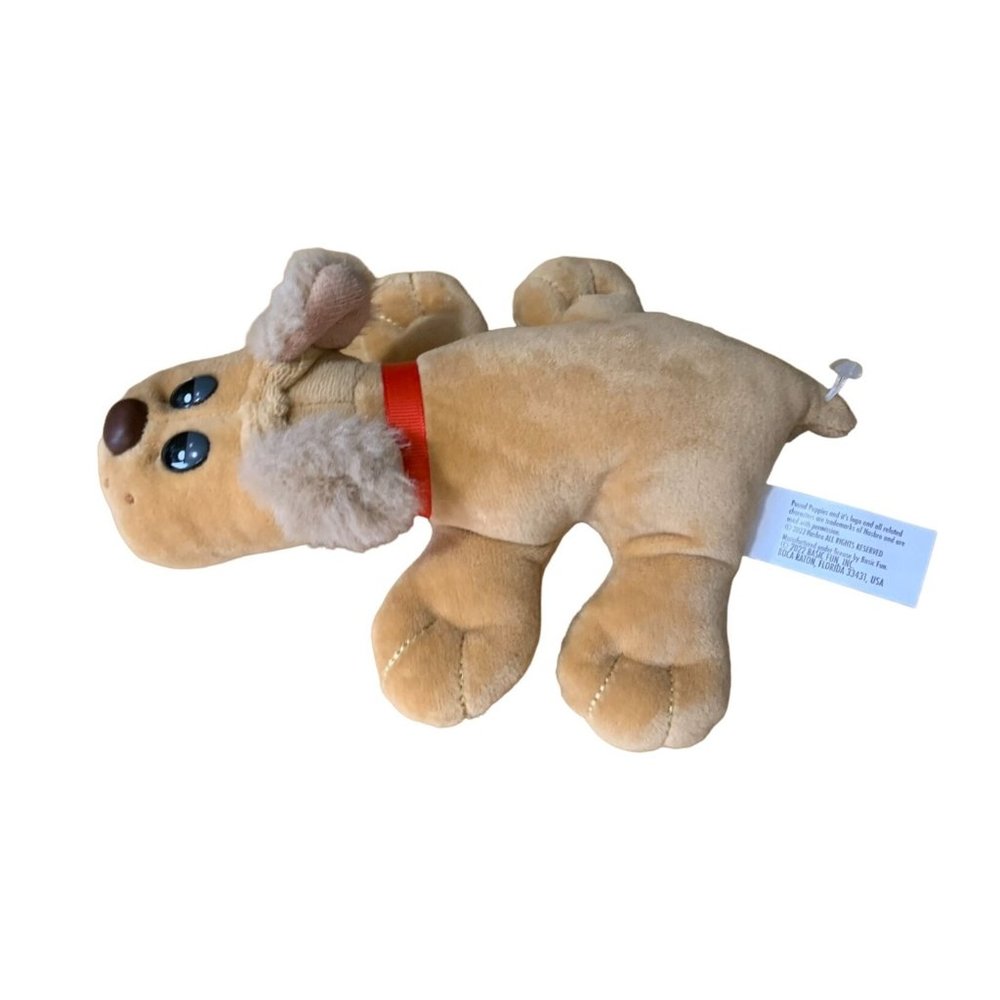 Pound Puppies Plush Stuffed Animal Doll Toy 8 in Tall 2022 Brown Hasbro Dog Pupp - Picture 1 of 5
